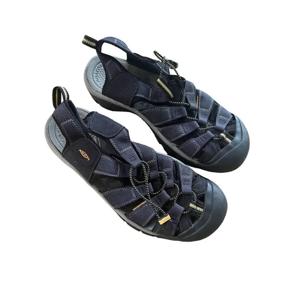 Keen Mens Blue Newport Waterproof Hiking Adventure Sandals Size 11.5
